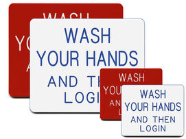 Wash Hands and Login