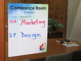 Dry erase acrylic office sign boards