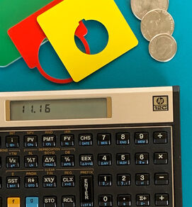 qr code generator Calculator and coins for cost of engraved sign qr code generator Calculator and coins for cost of engraved sign