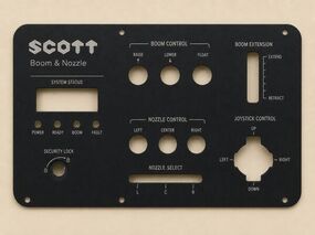 instrument panel with slots