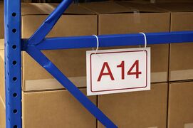 custom warehouse hanging sign