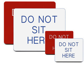 Do not sit here