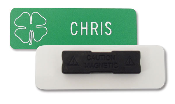 Name Tag Blanks, Plastic and Metal