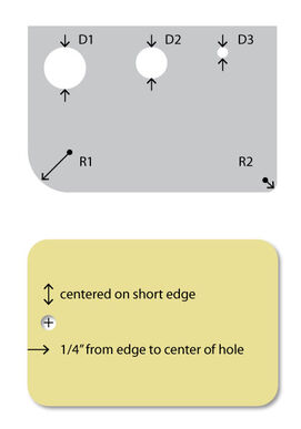  custom cut plastics for engraving engraving plastics with rounded corners and holes