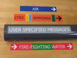 New pipe labeling system New pipe labeling system
