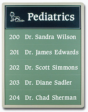 Office directory signs Office directory signs