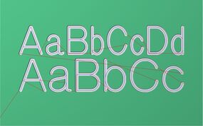 Gothic and Helvetica Comparison Gothic and Helvetica Comparison