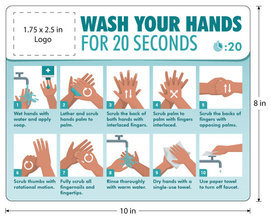 Customizable hand-washing sign Customizable hand-washing sign