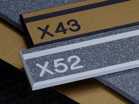 Metallic engraving plastic Metallic engraving plastic