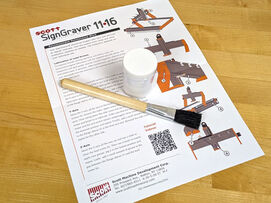 Apply grease to lead screws
