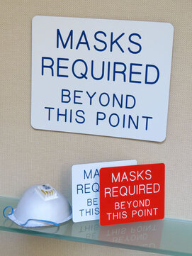 mask required wall sign in two sizes mask required wall sign in two sizes