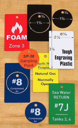 Custom valve tags Custom valve tags