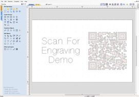  engraving qr codes QR code tool path