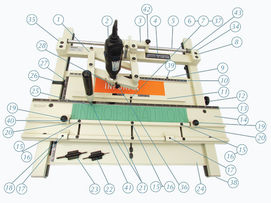 Engraving machine parts Scott engraving machine parts diagram