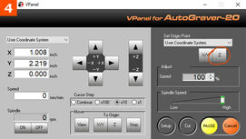  autograver-20 cutter installation setting Z axis origin point for Scott AutoGraver machine