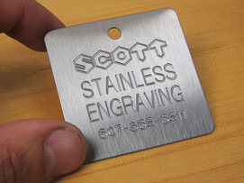 stainless steel engraving and scribing