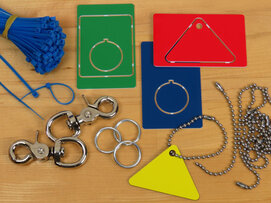 Assorted valve tag attachements Assorted valve tag attachements